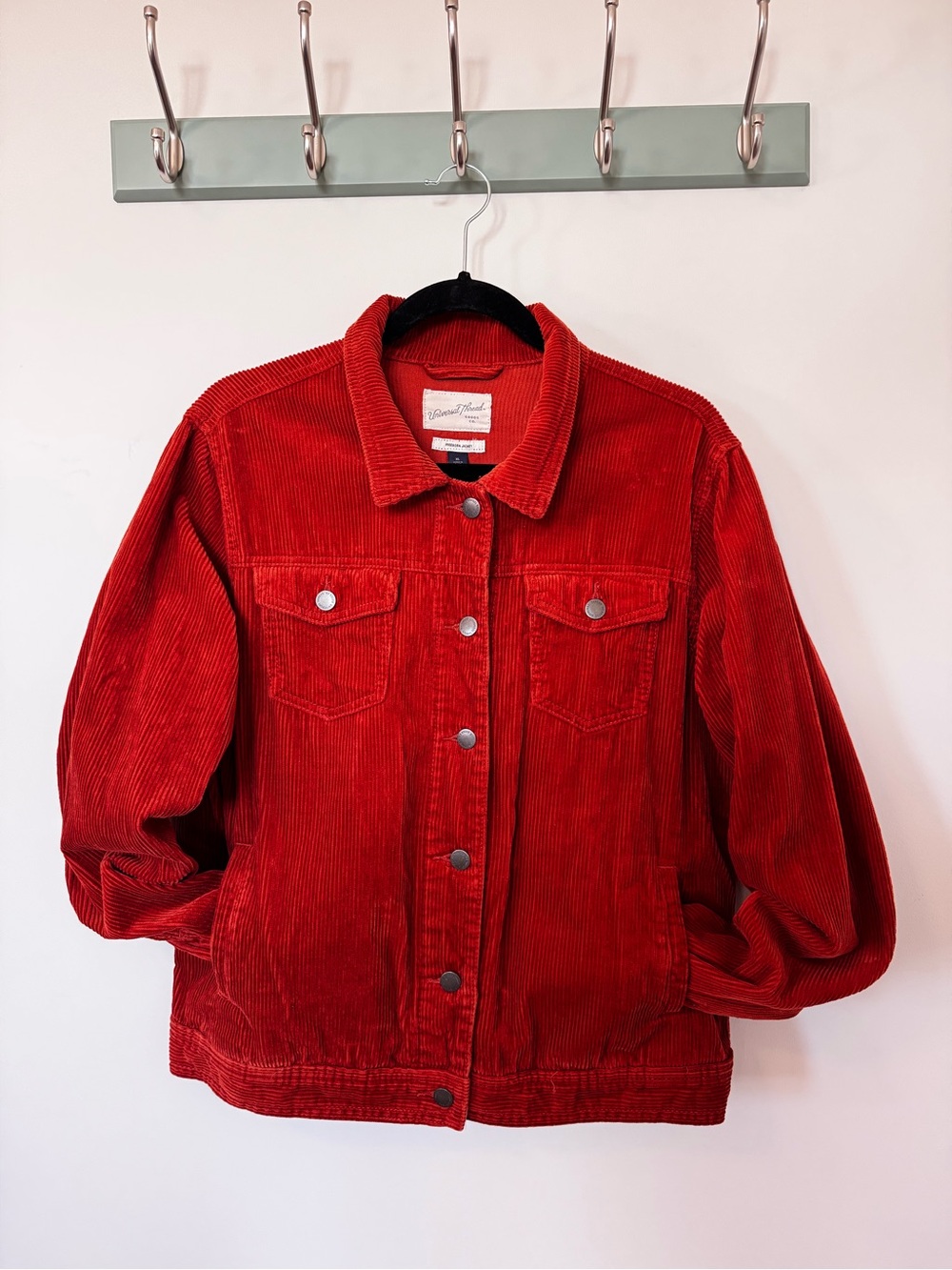 Universal Thread Freeborn Burnt Orange Corduroy Jacket - Size XL